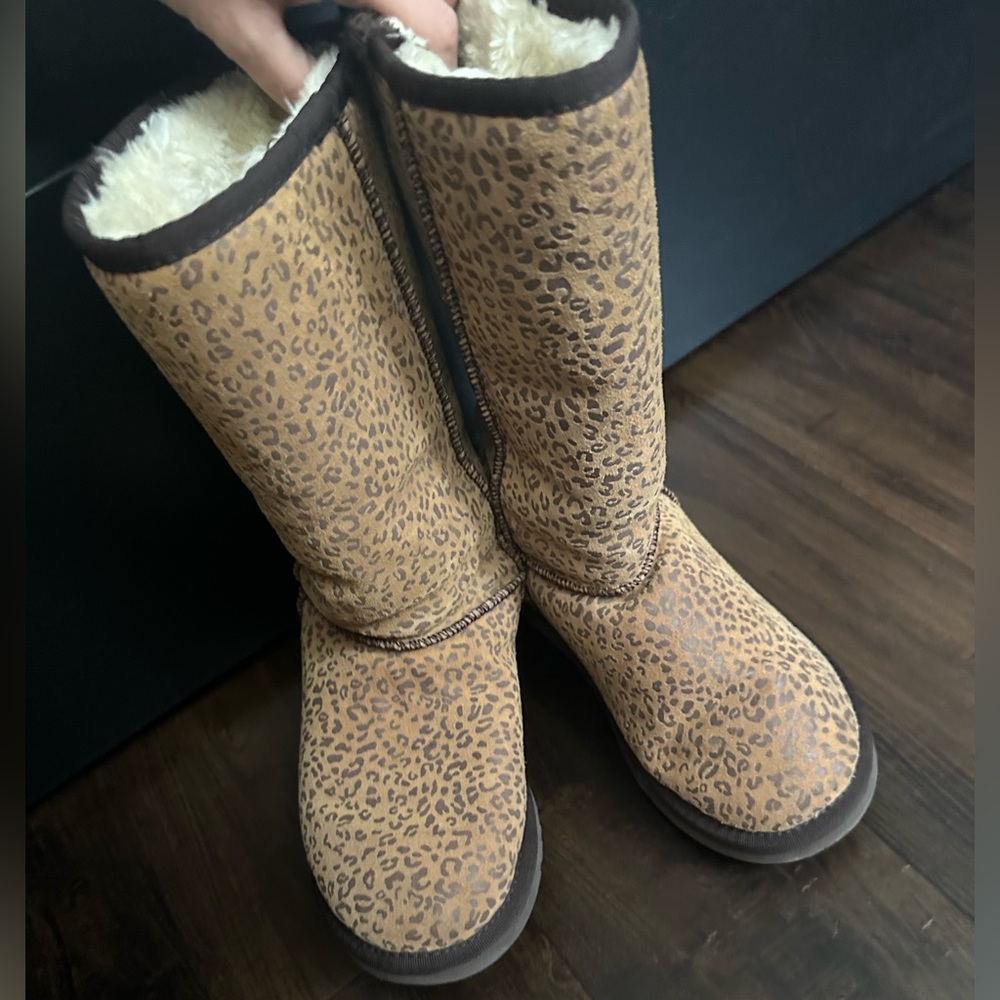 Leopard UGG boots